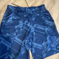 ASICS 幾何学模様 ショートパンツ XL