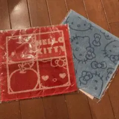 ★新品★ 2枚　ハローキティ タオルハンカチ　ハンカチ　サンリオ　キティ