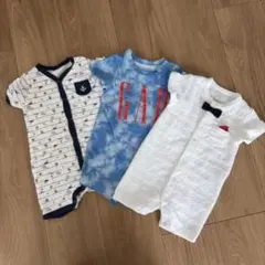 男の子　70cm 半袖　ロンパース 3点セット（GAP、西松屋など）