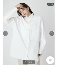 MilaOwen キャンペーンオーバーサイズテーラードシャツ