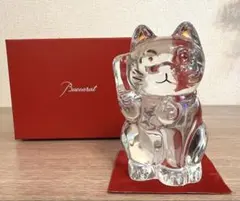 ★新品 bacarrat 招き猫 バカラ 藤原丈一郎 クリスタル 猫 ☆新品 bacarrat 招き猫 バカラ 藤原丈一郎 クリスタル 猫 2025