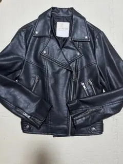 MIRROR9 ミラーナイン　羊革　スタッズ　シングル　ライダースジャケット　黒 MIRROR9 ミラーナイン 羊革 スタッズ シングル ライダースジャケット