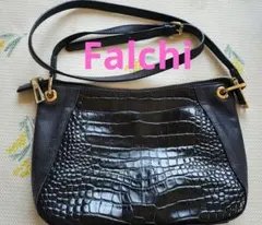 Falchi ファルチニューヨーク ショルダーバッグ クロコ型押しのサムネイル