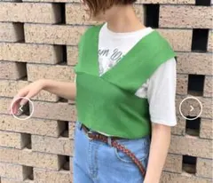 コムサイズム タグ付き　ニット ビスチェNo.7のサムネイル