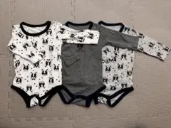 犬柄ベビー肌着セット 70cm×3着セット即日発送可能⭕️