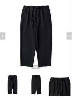 everyone basic easy chino pants (BLACK) - メルカリ