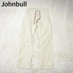Johnbull ジョンブル リネン混 ストレッチ M イージーパンツ チノパンのサムネイル