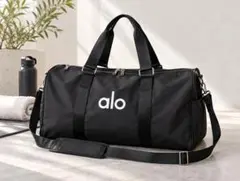 alo ボストンバッグ ブラック 旅行バッグ - メルカリ