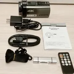 4K ビデオカメラ AN-S101 12倍光学ズーム - メルカリ