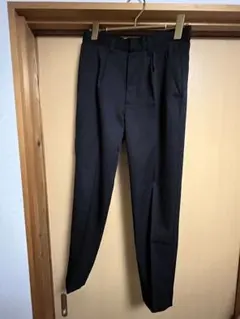 テーパード スラックス パンツ ブラック