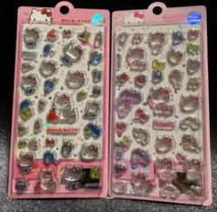 【感謝セール】正規品ハローキティボンボンドロップシール海外限定シール2枚セット