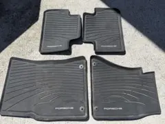 ポルシェ純正 992用オールウェザーフロアマット(スレートグレー 