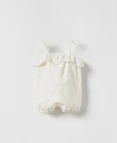 【美品】ホワイト タンクトップ 3-6ヶ月　ZARAbaby