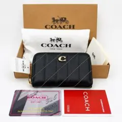 COACH コーチ ピローキルティング コインケ カード ケース 12774-4