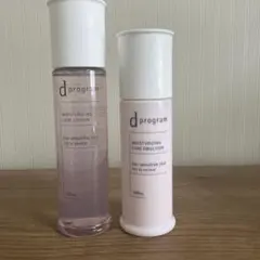 d program モイスチャライジングケアローション 乳液セット