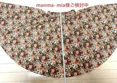 豹柄ヒョウ柄薔薇ローズサーキュラースカート、全円ロックンロール、ピンナップガール