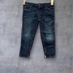 【ポロ ラルフローレン】デニム ジーンズ 刺繍 110cm キッズ　ブルー