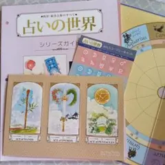 占いの世界 タロットカードと占星術シート