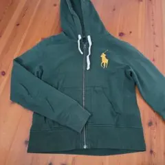 RALPH LAUREN ジップアップパーカー グリーン Lのサムネイル