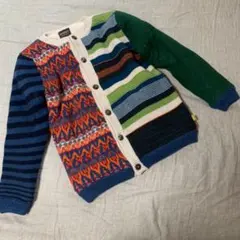 ニットカーディガン　裏起毛ジャケット150 7号