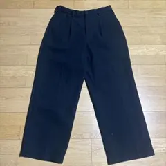 GU 起毛バギースラックス　ブラック