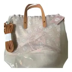 新品　しまむら　トートバッグ　ショルダーベルト&巾着付き　ちいかわ