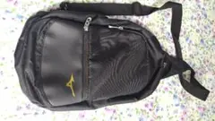 ミズノ　ボディバッグ　BLACK 縦33×横20×まち6㎝