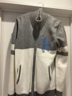 VIVA HEART グレー ホワイト ジャケット