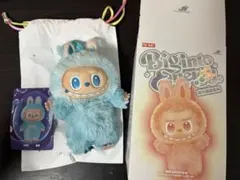 お*み様 正規品 ラブブ　Big into Energy 水色 オークション3時