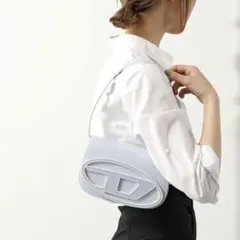 diesel ディーゼル 1DR レザーハンドバッグ ショルダーバッグ ホワイト