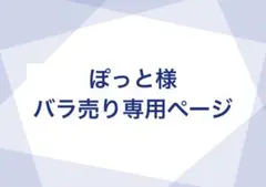 ぽっと様 バラ売り専用ページ