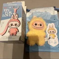 ラブブ　PIN FOR LOVE イエローぬいぐるみ　P