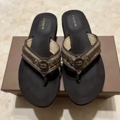COACH ビーチサンダル中古
