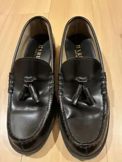 HARUTA タッセルローファー ブラック 26EEE