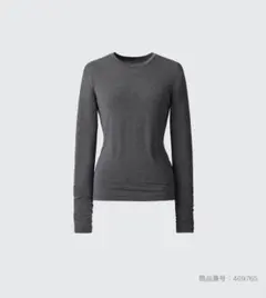 極暖ヒートテックカシミヤブレンドクルーネックT