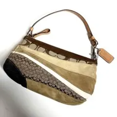 Coach Patchwork Demi Pouch Hand Bag