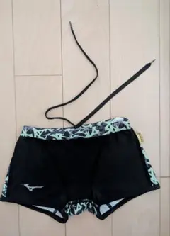 Mizuno 水着 男の子　ブラック/グリーン　120