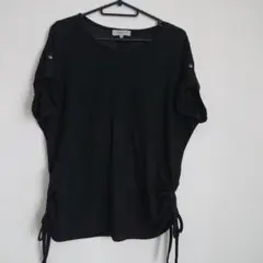 レディース 夏トップス シースルー ブラック