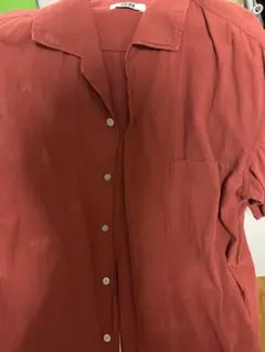 UNIQLO 半袖シャツ 赤 紺 Mサイズ