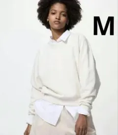 UNIQLO 今期 スウェットクロップドシャツ　トレーナー М