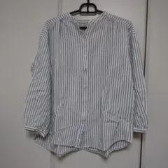 ストライプ 長袖シャツ Lサイズ