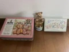 ダッフィー デザイン 空き缶2個　キャンディーボトル1個　3点セットのサムネイル