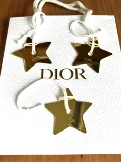 Dior 星型チャーム 3個セット　ショッパー付き