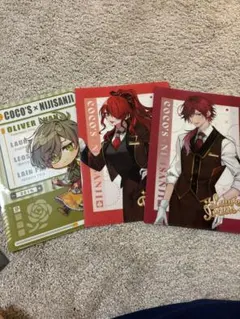 COCO'S × にじさんじ クリアファイル 3枚セット