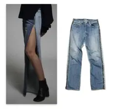 定価64,000円!!inscrireデニム♡zip jeans アンスクリアのサムネイル