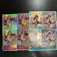 ワンピースガード　スタートデッキEX ルフィ エース　SR 各4枚
