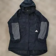 adidas 中綿ベンチコート ブラック 140サイズ