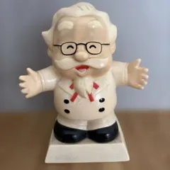 1991年製KFC カーネル・サンダース 貯金箱 ソフビ ヴィンテージ レトロ