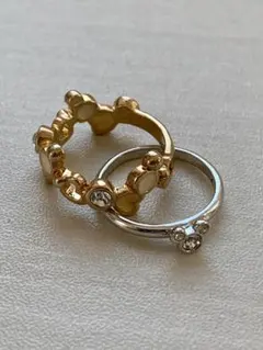 東京ディズニーランド　ミッキーシェイプ　リング2種類