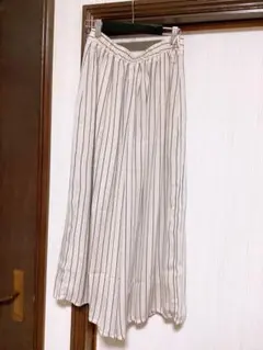 ❤︎COLZA コルザ❤︎ストライプ柄 ワイドパンツ フレアパンツ GU量産型GRL